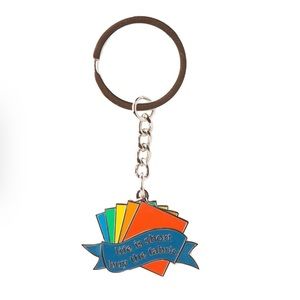 Buy the Fabric Gold Keychain